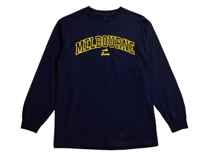 Letterman Long Sleeve T-Shirt - Navy