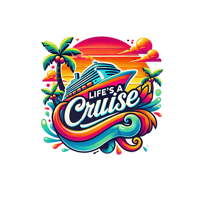 Life's a Cruise 🛳️🌴☀️ - Women's Racerback Dress - Whippie's