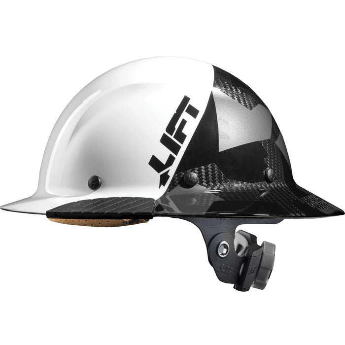 Lift DAX Carbon Fiber Camo Full Brim Hardhat - Ironworkergear