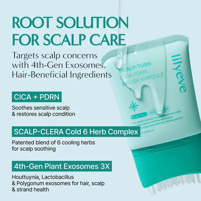 Lilyeve Scalp:Turn Cica PDRN Brush Ampoule 100Ml