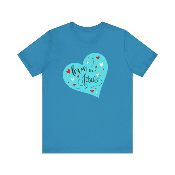 💙 Love Like Jesus ❤️ Unisex Jersey Tee ✨ Spread love and kindness. - Whippie's
