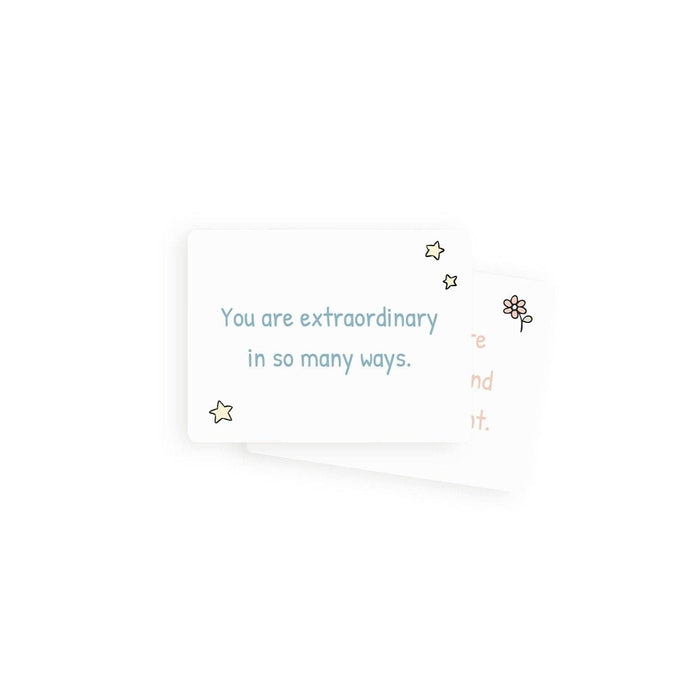 Love Notes - Mindful and Co Kids positive affirmation cards with motivational messages for children.