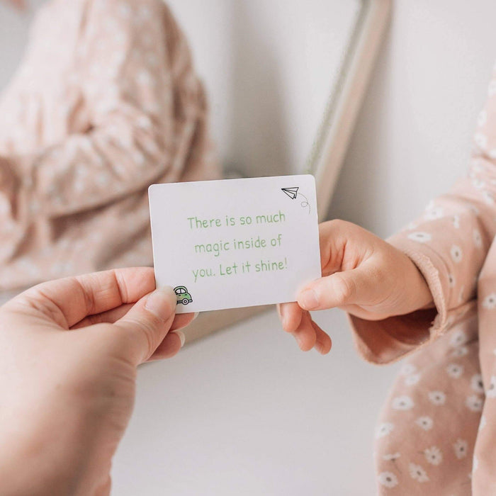 Love Notes - Mindful and Co Kids affirmation card with message about inner magic and self-expression.