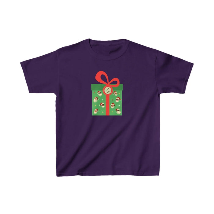 Love Santa Present 🎅 Kids Heavy Cotton™ Tee! - Whippie's