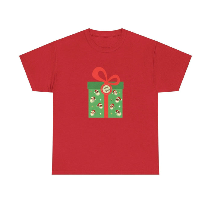 Love Santa Present 🎅 Unisex Heavy Cotton™ Tee! - Whippie's