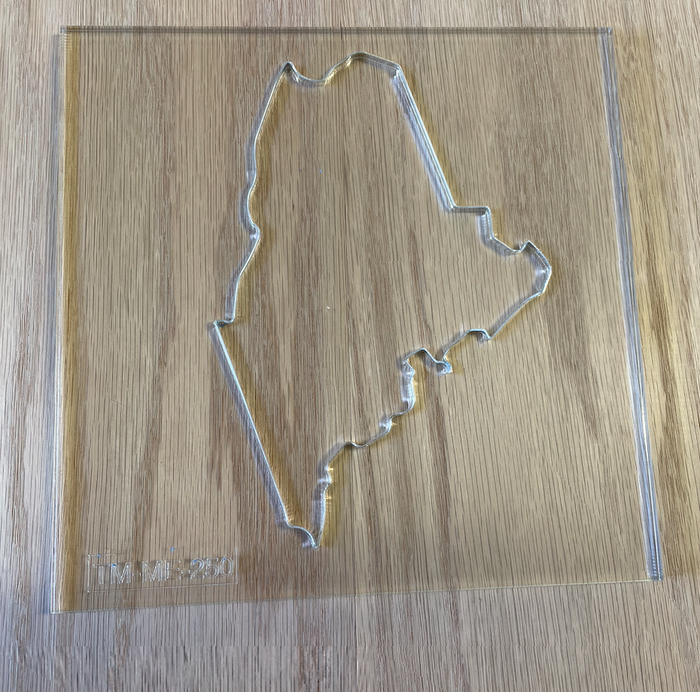 Maine Acrylic Router Template