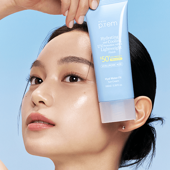 [make p:rem] Hyal Water-Fit Sun Cream SPF 50+ PA++++ 100ml - Ballagrio