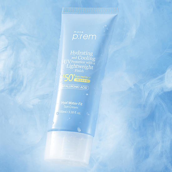[make p:rem] Hyal Water-Fit Sun Cream SPF 50+ PA++++ 100ml - Ballagrio