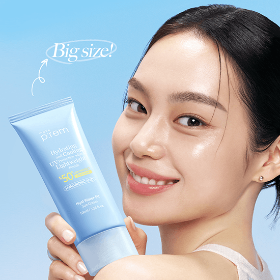 [make p:rem] Hyal Water-Fit Sun Cream SPF 50+ PA++++ 100ml - Ballagrio