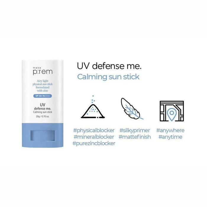 [make p:rem] UV Defense Me. Calming Sun Stick SPF 50+ PA++++ 20g make p:rem
