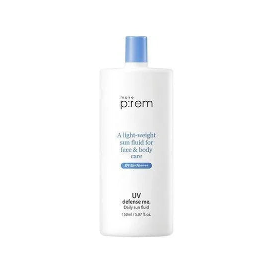 [make p:rem] UV Defense Me. Daily Sun Fluid SPF 50+ PA++++ 150ml make p:rem