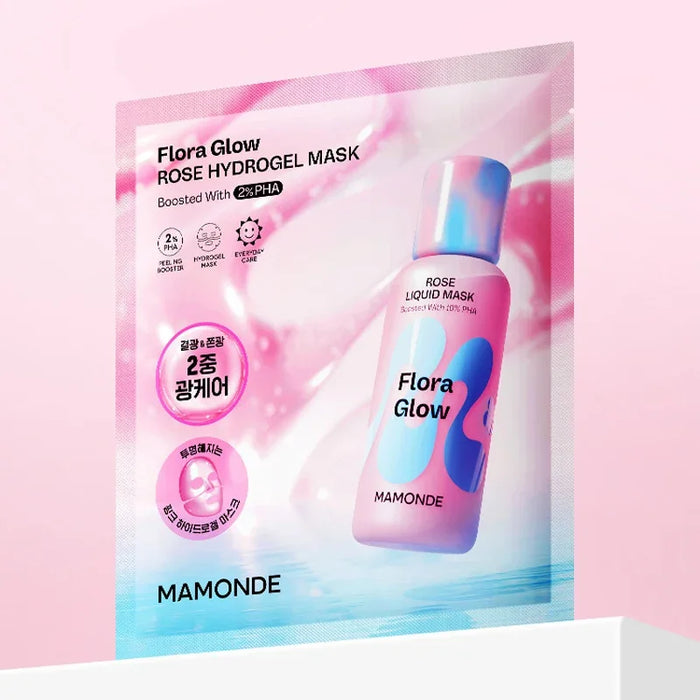 [Mamonde] Flora Glow Rose Hydrogel Mask 42g