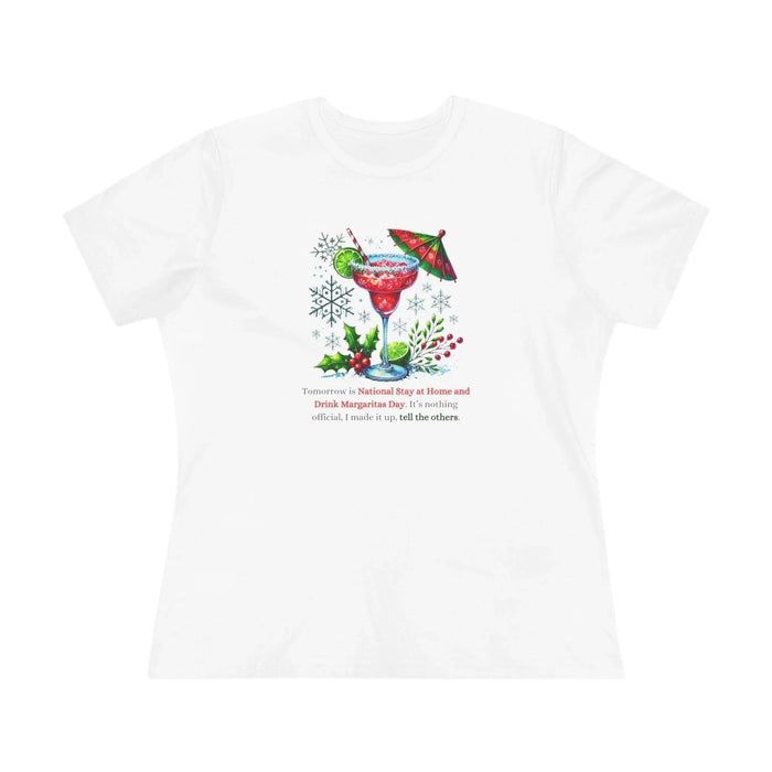 Margarita Day, It's Official (Because I Said So!) - Christmas Edition🍹 - Women's Cotton Tee 🍹 - Whippie's