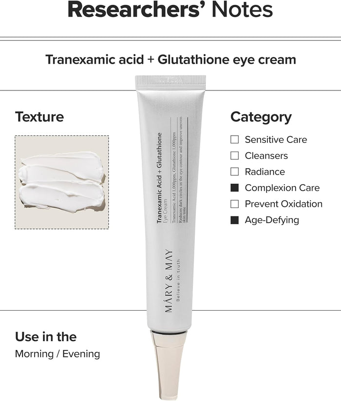 Mary & May Tranexamic Acid + Glutathione Eye Cream 30g