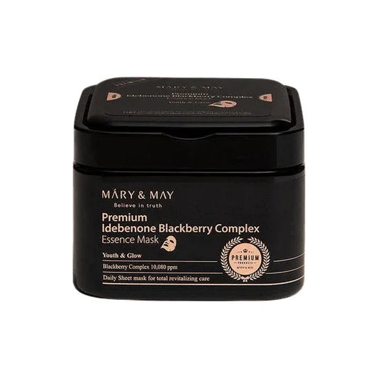 [Mary&May] Premium Idebenone Blackberry Complex Essence Mask 20EA - Ballagrio