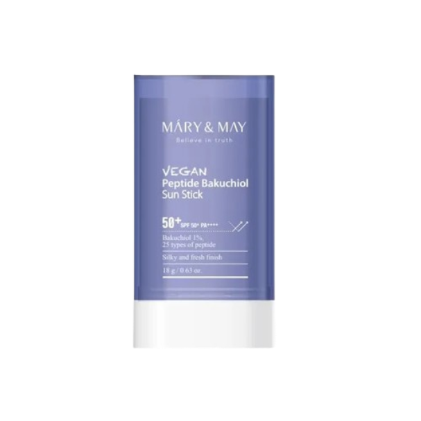 Mary&May Vegan Peptide Bakuchiol Sun Stick SPF50+ PA++++ 18g