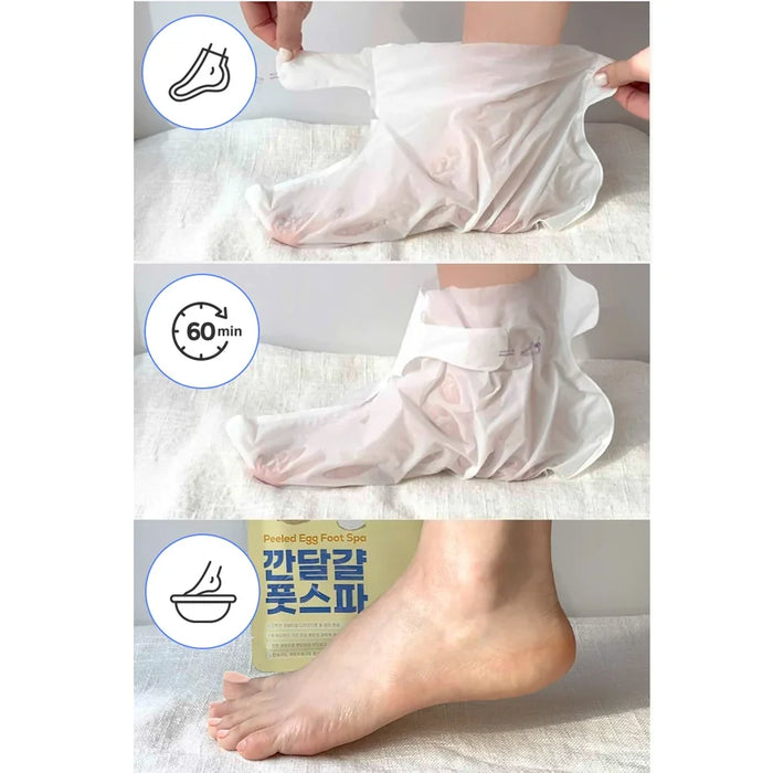 [MASK KING] Peeled Egg Foot Spa Foot Peel Mask 40g - Ballagrio