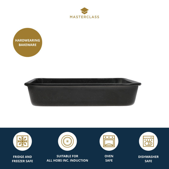MasterClass Vitreous Enamel Square Pan