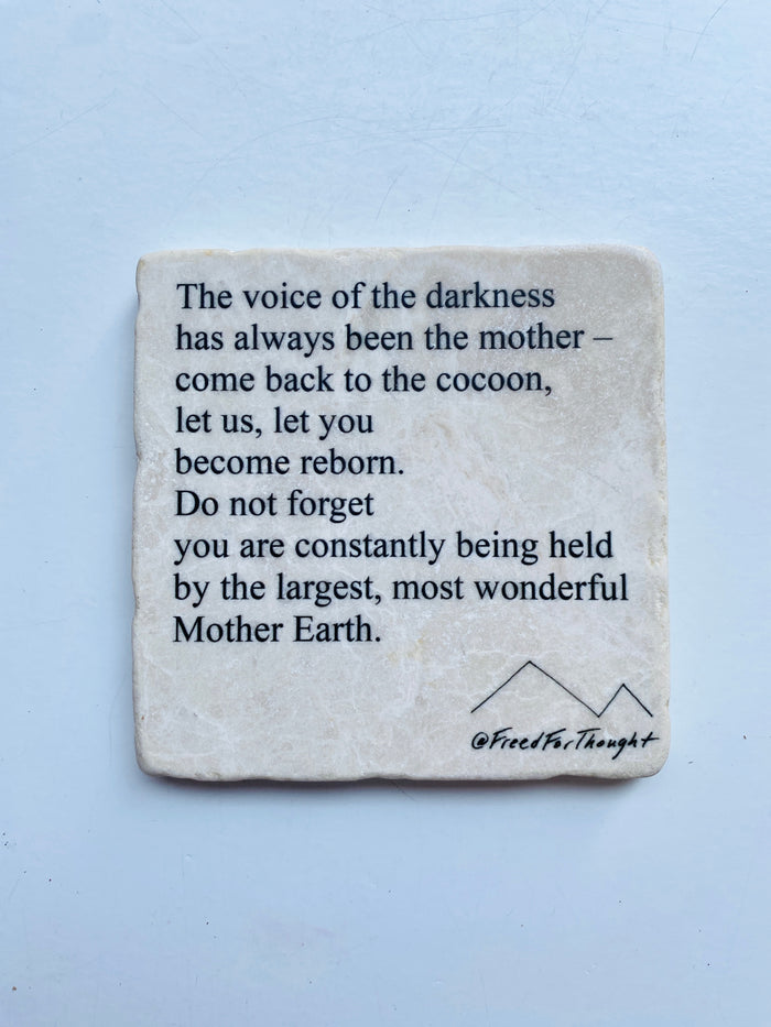 Maya Joy - Marble Poem Coasters