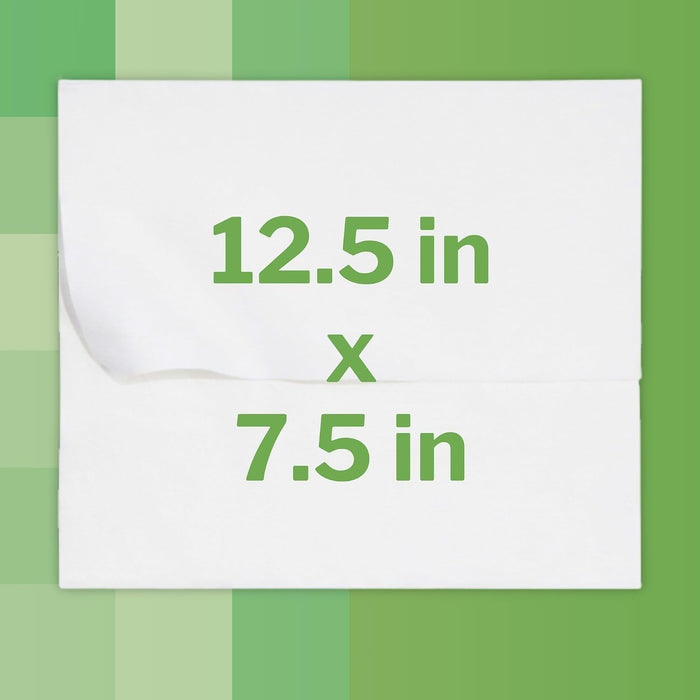 McKesson Flushable XL Wipes, Fragrance Free, 12.5" x 7.5"