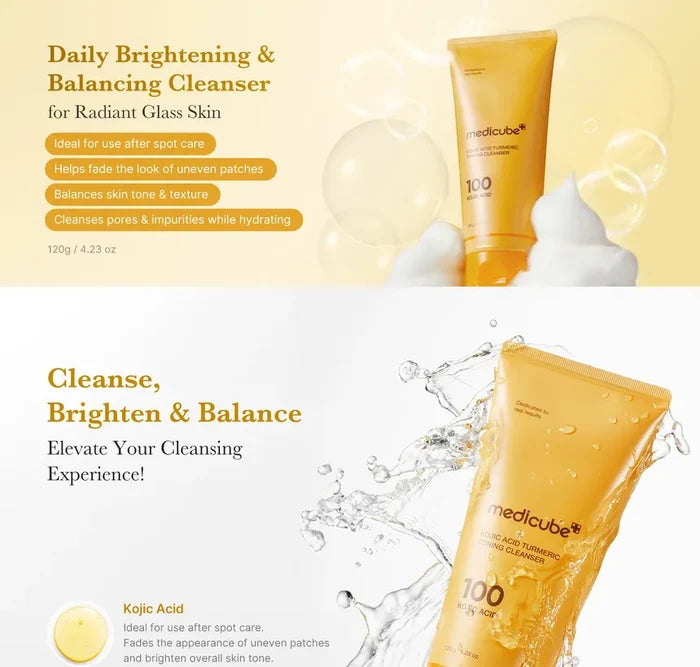 Medicube Kojic Acid Tonning Cleanser 120g