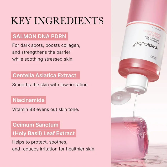 [medicube] PDRN Pink Cica Soothing Toner 250ml - Ballagrio