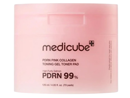 Medicube Pdrn Pink Collagen Toning Gel Toner Pad 120Ml