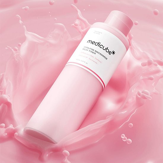 [medicube] PDRN Pink Niacinamide Milky Toner 150ml - Ballagrio