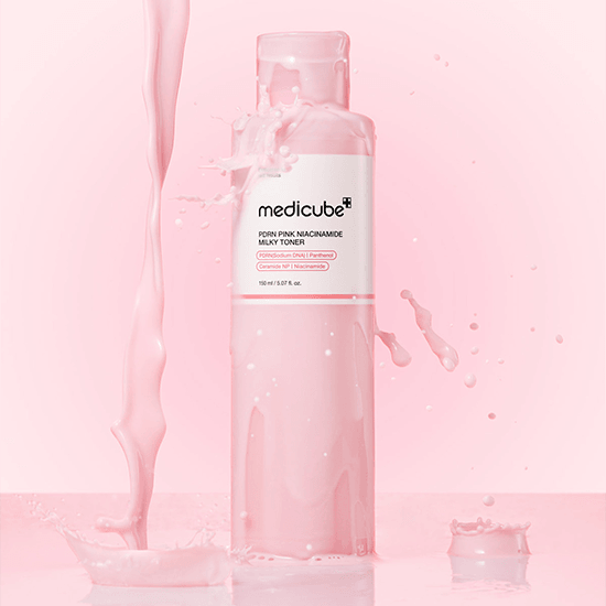 [medicube] PDRN Pink Niacinamide Milky Toner 150ml - Ballagrio