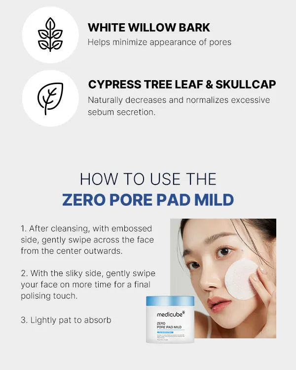 Medicube Zero Pore Pad Mild 70 Pads