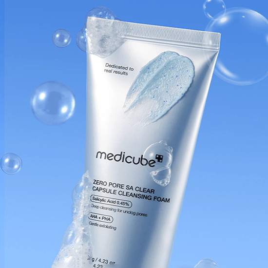 [medicube] Zero Pore SA Clear Capsule Cleansing Foam 120g - Ballagrio