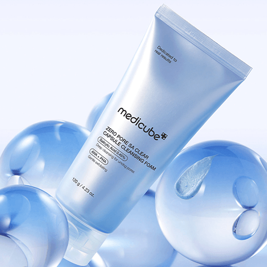 [medicube] Zero Pore SA Clear Capsule Cleansing Foam 120g - Ballagrio