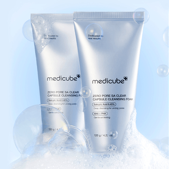 [medicube] Zero Pore SA Clear Capsule Cleansing Foam 120g - Ballagrio