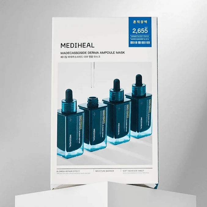 [MEDIHEAL] Madecassoside Derma Ampoule Mask 25ml*10EA - Ballagrio