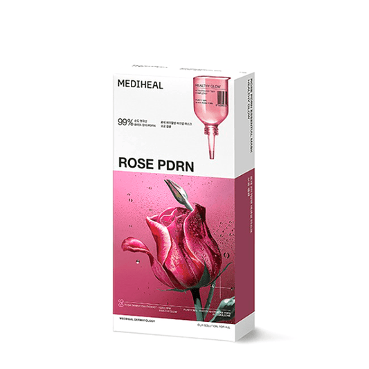 [MEDIHEAL] Rose PDRN Essential Mask Healthy Glow 24ml*10EA - Ballagrio