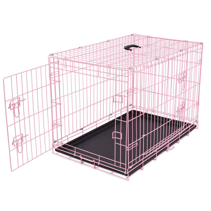 Meilleure niche pliable en acier pour chien (Medium Internet)