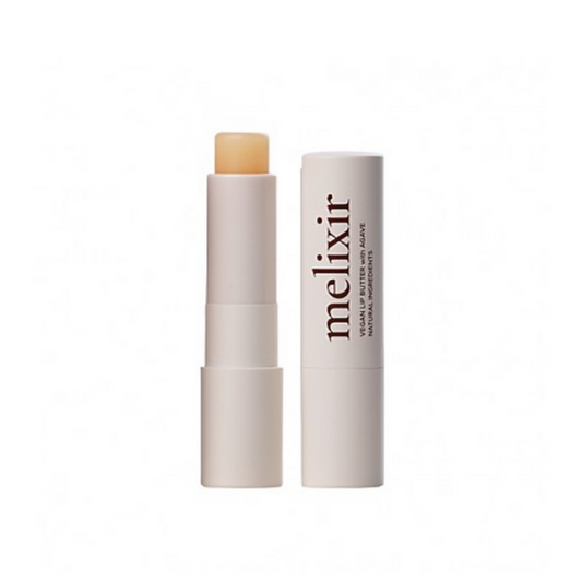 MELIXIR Vegan Lip Butter #01 Agave (Clear) is a nourishing, fragrance-free lip balm made with plant-based ingredients to soothe and hydrate dry, chapped lips. Formulated with a rich blend of Sunflower Seed Oil, Shea Butter, Castor Oil, and Agave Extract, this gentle balm melts into the lips for lasting moisture and a natural, healthy sheen. Perfect for daily use, it leaves lips soft, smooth, and protected—without any stickiness.