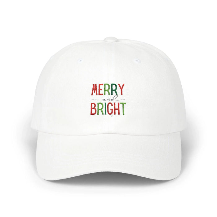 Merry and Bright - Embroidered Baseball Cap 🌈✨ - Whippie's