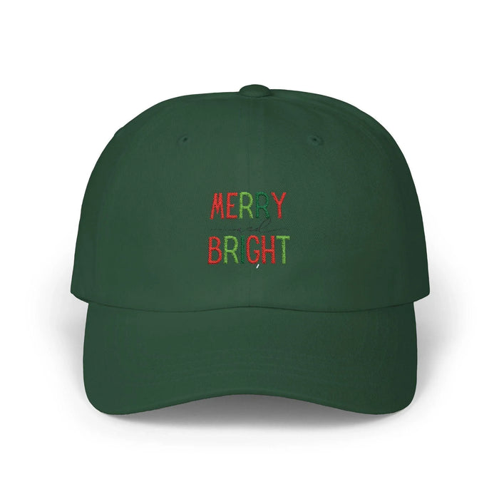 Merry and Bright - Embroidered Baseball Cap 🌈✨ - Whippie's
