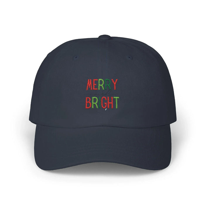 Merry and Bright - Embroidered Baseball Cap 🌈✨ - Whippie's