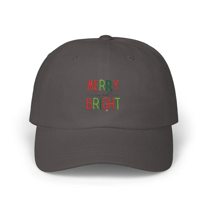 Merry and Bright - Embroidered Baseball Cap 🌈✨ - Whippie's