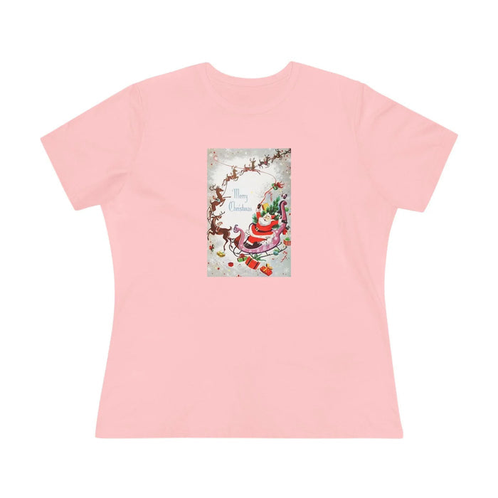 Merry Christmas - Santa and His Sleigh - Women's Tee - Whippie's