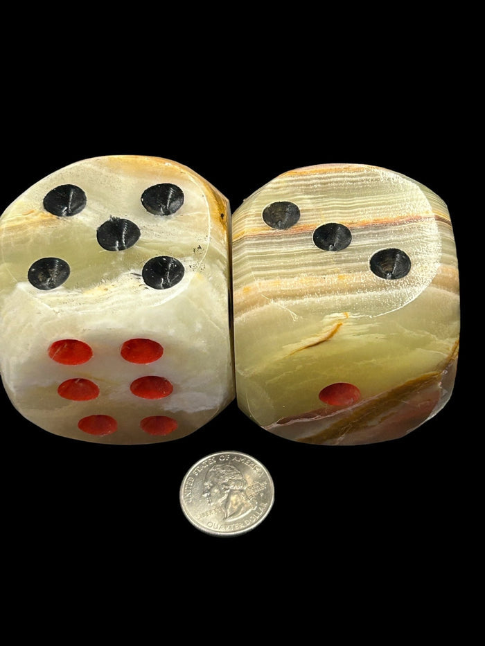 Mexican Onyx Dice - 6 Sided - Raven's Cauldron