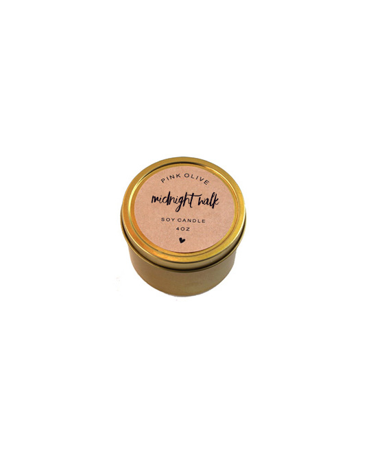 midnight walk mini soy candle