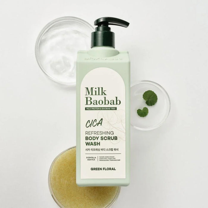 [Milk Baobab] Cica Refreshing Body Scrub Wash 500ml - Ballagrio