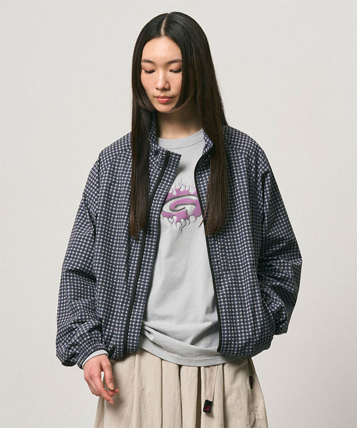 Mini Check Nylon Jacket