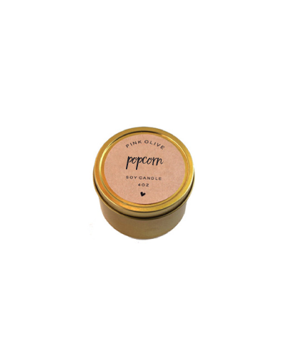 mini popcorn candle