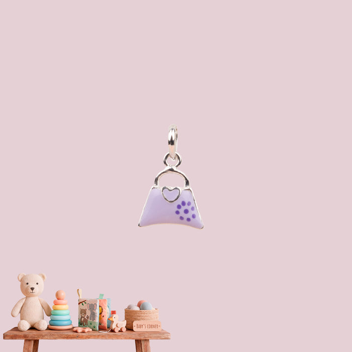 Mini Purple Handbag Pendant