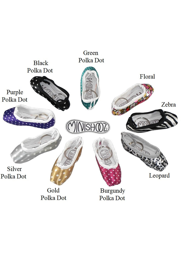 Minishooz® Pattern Pointe Keychain