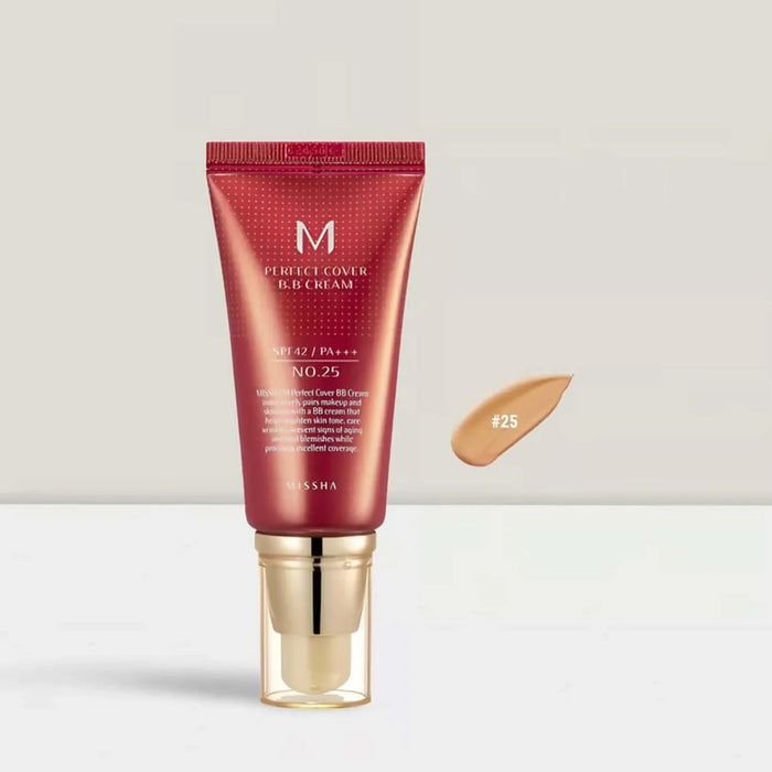 [MISSHA] M Perfect Cover BB Cream No.25 Warm Beige SPF 42 PA+++ 50ml